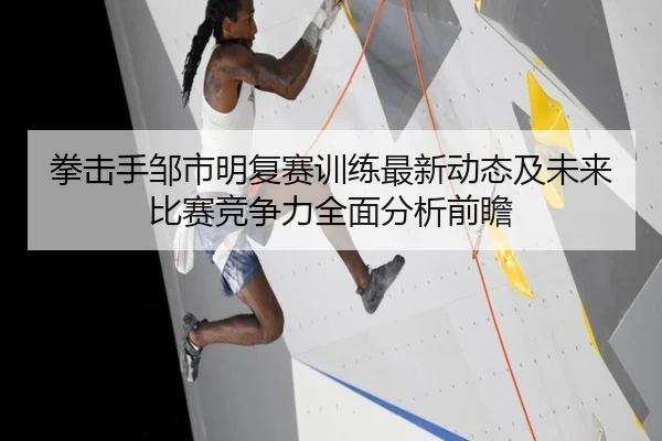 拳击手邹市明复赛训练最新动态及未来比赛竞争力全面分析前瞻